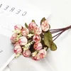 Decorative Flowers Simulate Mini Rose Fake Wedding Stage Props 15