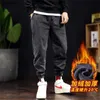 S-7XL Casual Elastic Waist Jeans Men's Winter Plus Velvet Soft Cowboys Trousers Sweatpants Male Loose Harlan Pants Stretch Denim HKD230829