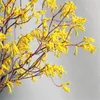 Fleurs décoratives 5 pièces décor de noël griffe kangourou Bouquets de fleurs immortelles plantes naturelles mourrant bouquet pour Hpme jaune