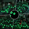 Globos oculares assustadores, luzes solares de jardim, decorações de Halloween, vaga-lume oscilante ao ar livre com 6LED 8LED 10lLED 12LED roxo luzes assustadoras