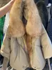 Frauen Pelz Faux Echt Waschbär Mantel Mit Kapuze Winter Jacke Frauen Weiße Ente Unten Oberbekleidung Streetwear Lose Oversize Dicke Warme Casual 230828