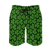 Herenshorts St Patricks Day Board Green Shamrock Klassieke korte broek Aangepaste sport Surf Sneldrogende zwembroek Verjaardagscadeau