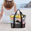 Shoulder Bags Summer Mesh Medium Empty Carrying Bag Women's Transparent Sports Beach High Capacity HandDesigner caitlin_fashion_bags