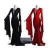 Women's Morticia Floor Dress Costume Adult Women Gothic Witch Vintage dress