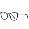 Sonnenbrillenrahmen Ceofy Frauen Cateye Brillengestell Vintage Myopie Optische Verordnung Design Brillen Ankunft Brillen