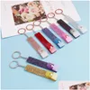 Keychains Lanyards Acrylic Card Pler Keychain Pendant Portable Contactless Grabber Keyring Drop Delivery Fashion Accessories Dhwjj