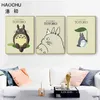 Personaggio dei cartoni animati Dipinto su tela Adorabile Totoro Poster e stampe Immagine di arte della parete per la decorazione della camera dei bambini Regali per ragazzi e ragazze Decor Senza cornice Wo6