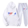 Projektant z kapturem Trapstar Trapstar Printed Tracksuit dla mężczyzn 16-kolorowe ciepłe dwuczęściowe bluza bluza do joggingu
