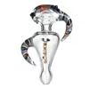 Phoenix Glass Wand Pipe Function Cucchiaio tubi fumatori di vetro tabacco gorgoglianti elica brongsuli di acqua Accessori fumatori 5 pollici