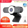 Webcam 1080P 60FPS Câmera Web com foco automático Streaming EMEET C970L Câmera de computador com tripé de luz anelar para Youtube / Skype / Tiktok HKD230825 HKD230828 HKD230828
