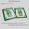Obrazy nordyckie modne retro Ace karta poker plakat płócienny malarstwo ścianka zielona litera Lucky You Pictures do salonu Nowoczesny wystrój 230828