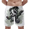 Herren-Shorts, Panda-Board, Sommer, erstaunliche Porträts, elegantes Laufen, Surfen, kurze Hosen, bequeme, lässige, übergroße Badehose