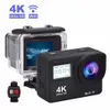 جديد 4K Ultra HD Action Camera مزدوج LCD WiFi 16mp 170d 30m Go Go Waterproof Pro Sport DV Camera مع التحكم عن بُعد