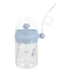 Bouteilles d'eau Vaporisateur Bouteille Enfants Bébé Sippy Tasses Tasse De Voyage Avec Paille Et Sangle Portable Facile À Nettoyer Livraison Gratuite