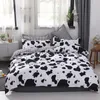 Bedding sets Solstice Set Duvet Cover Pillowcase bed linens Black And White Stripe Printing Quilt Bed Flat Sheet Queen Size 230828