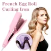 Curling Irons Professional 32mm Iron Ceramic Waver Waver Hair Curlers Wand Egg Roll Tools Fast Heating 230828