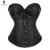 Талия с животом Shaper Green Aricot Red Pink Steampunk Korset Women Liningeries Dance в костюмах цветочных кружев