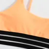 2023 New Solid Color Corset Waist Tight Sports Bikinis Beachwear Multi-color Optional Two Piece Swimsuit Women