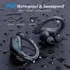 Bluetooth 5.3 hörlurar True trådlösa hörlurar med mikrofonkontrollbrusreducering Earhooks Vattentät headset för sport HKD230828 HKD230828