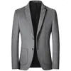 Abiti da uomo Blazer da uomo di alta qualità Giacche Cappotti Uomo Slim Cashmere Business Casual Lana Taglia 4XL