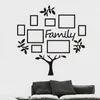 Wall Stickers Acrylic Family Tree Picture Frame Collage 3D DIY Christmas Decorations for Living Room Bedroom Xmas Home Art Decor 230829