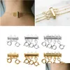 Other Mti Strand Necklace Clasp Layering Layered Der Spacer Un Necklaces Lobster Clasps For Jewelry Drop Delivery Dhmgn