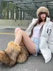 Votoda Fluffy Women Furry Snow Boot Warm zacht zachte Inside Fashion Woman Faux Fox Fur Boots Y2K Winter Fuzzyshoes T230829 57838 RY