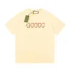 Designer-Shirt Herren-T-Shirt Luxus-Herren-Designer-T-Shirt mit schwarzen Buchstaben bedruckte Hemden Kurzarmmode-Marken-Designer-Top-T-Shirts