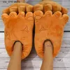 Feet Women Giant 2024 Big New Fun Slippers Ya Cotton Cartoon Home Fur Warm Ladies Plush Shoes Fluffy Girls Sliders T230828 110