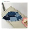 Breda randen hattar hink hattar japansk retro designhatt för män burr lapptäcke denim hink hattar utomhus solskade vanligt ansikte tunna bassäng mössor för kvinnor 230828