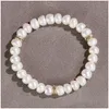 Pulseras de cuentas elásticas de perlas naturales, pulseras unisex para hombres, pulseras de Jade, pulseras coloridas, joyería de diseñador para mujeres