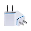 Dubbele poorten US Plug Home Travel Dubbele draagbare AC USB-wandoplader