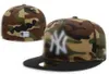 MLB CAP NY أعلى جودة مصمم قبعة مصمم فاخر ملتوية الحرف الحجم القبعات قبعات البيسبول أغطية متعددة متوفرة الذروة البالغة للرجال للنساء الكامل مغلق L190