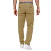 Men's Pants Beach Casual For Man Pattern Color Block Pocket Long Trousers High Waist Button Regular Trendy Male Slacks