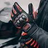 Gants de cyclisme d'été moto doigt complet respirant antidérapant résistant à l'usure écran tactile équitation sport équipement de course