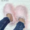 Slippers Outs Fashion Fluffy Sheep Mongolia Shose Shose для женщин и мужчин T230828