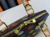 Toppmodedesigner Tote Bag Luxury Womens Handväskor YK ALMA BB Axelväskor Toppkvalitativ läderblomma bokstäver Totes Ladies Pumpkin Puns Purses Partihandel