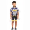 Set da corsa 2023 LOVE pantaloncini in Jersey per bambini a manica corta Set tuta da MTB estiva per bicicletta ad asciugatura rapida abbigliamento traspirante da corsa per bambini