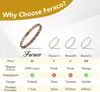 女性用フェラコ銅ブレスレット99.99％固体銅磁気ブレスレットユニークなX形状磁場療法ジュエリーギフト（フィッシュテール）