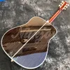 41 polegadas Sólido Spruce Top D Estilo Guitarra Acústica Abalone Flores Incrustações Ébano Fingerboard Guitarras De Jacarandá