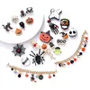 Acessórios de peças de sapato encantos de halloween assustador skl fantasma aranha abóbora decoração charme se encaixa para sandálias de tamanco presentes festa favores wo otjrq