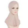 Vêtements ethniques Femmes musulmanes Couverture complète Intérieur Hijab Caps Front Cross Islamique Underscarf Bonnet Modal Sous Écharpe Coton Turbante Mujer