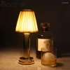 Table Lamps Cordless Bar Restaurant Desk Lamp Rechargeable Battery Stand Light Fixtures Bedroom Bedside Night Lights Home Decor