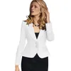 Misto lana da donna Vfemage Autunno Inverno Manica lunga Colletto rovesciato Bottone da indossare per lavorare Blazer H333 230828