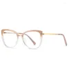 Sonnenbrillenrahmen Ceofy Frauen Cateye Brillengestell Vintage Myopie Optische Verordnung Design Brillen Ankunft Brillen