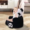 Pillow Panda Armrest Couch Kids Stuffed Sitting Armchair Sofa Animal Support Seat Toddler Furniture For Boys