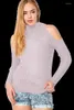 Kvinnors tröjor mode jul tröja o-hals långärmad tröjor Turtleneck solid stropplös smal Europa stil kvinnor