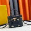 حقيبة مصمم الأزياء Womens Mini Portable Bag Vintage Conder Counter Bag متعدد السلسلة الوظيفية كيس مزاج منسوجة #45598