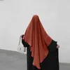 Vêtements ethniques Grand Ramadan Eid Élégant Musulman Prière Foulard Couverture Complète Khimar Hijab Culte Niqab Top 1Pcs Couvre-chef Hijabs