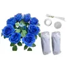 Decorative Flowers Wedding Car Front Flower Decor Ribbons Garland DIY Bridal Decoration For Accessories